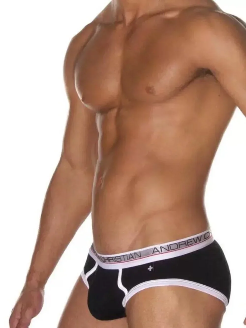 Andrew Christian Vintage Briefs Medium Black NEW